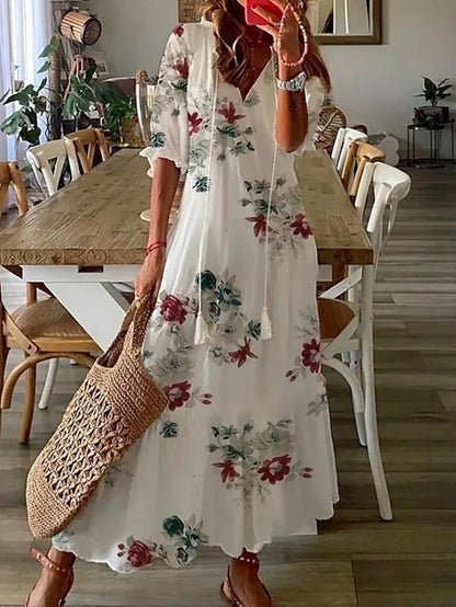 LUNA | BOHO-TYYLIN MIDI-MEKKO ILMAN VAIVAA